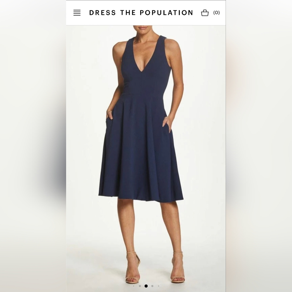 EUC - Catalina Dress - Dress The Population - The Perfect Little Black Dress! - Picture 13 of 13